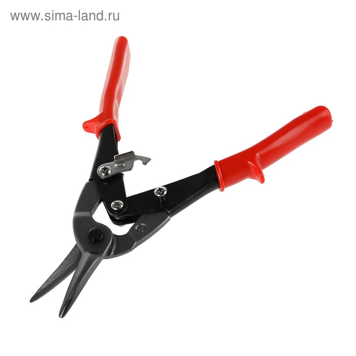 Ножницы по металлу ЛОМ, пластиковые рукоятки, прямой рез, 250 мм Ножницы по металлу ЛОМ, пластиковые рукоятки, прямой рез, 250 мм