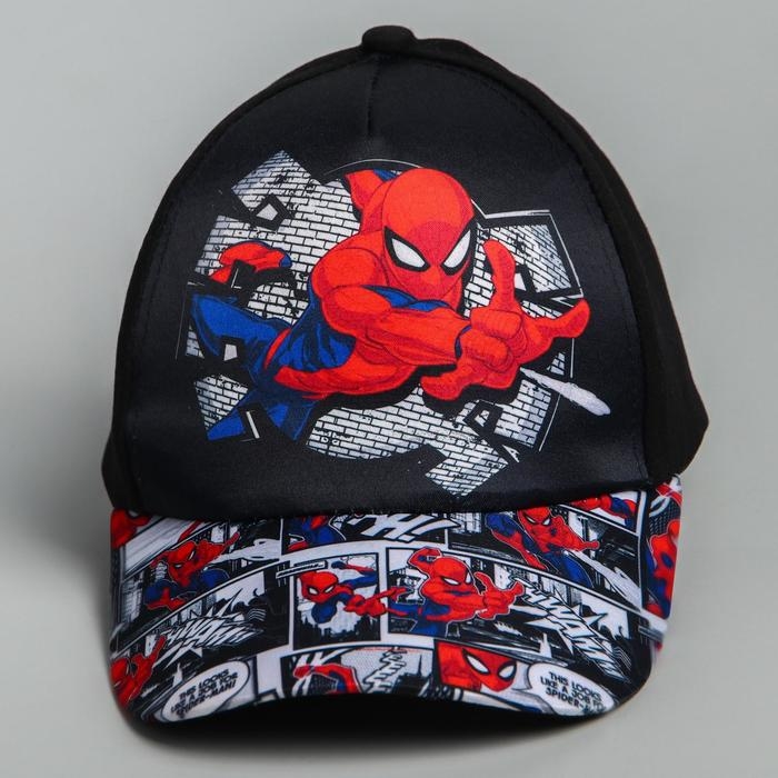 Кепка детская для мальчика, размер 52-56, Человек-паук Кепка детская для мальчика, размер 52-56, Человек-паук