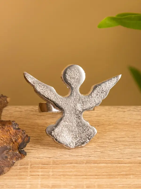 Кольцо для салфеток "Ангелочек" алюминий 6,5х5х4 см