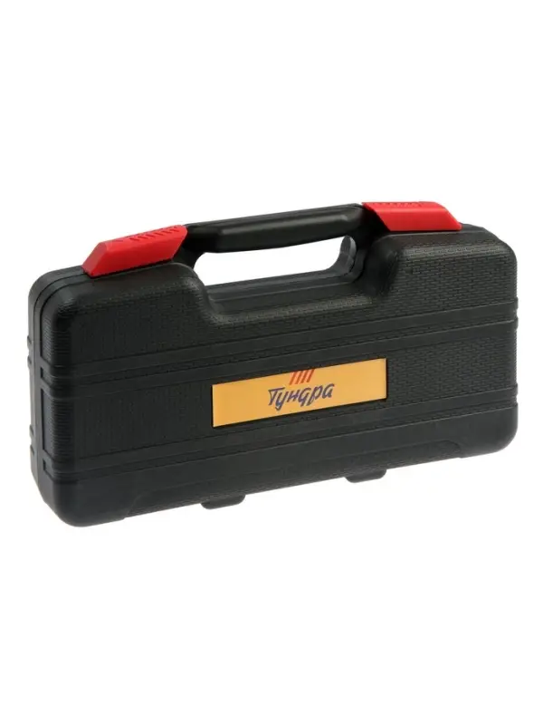 Набор инструментов в кейсе ТУНДРА &laquo;23 ФЕВРАЛЯ&raquo;, в подарочной упаковке, 39 предметов