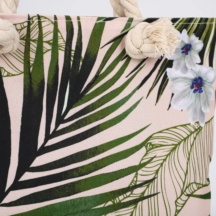 Сумка женская пляжная &laquo;Растение&raquo;, 35&times;40 см