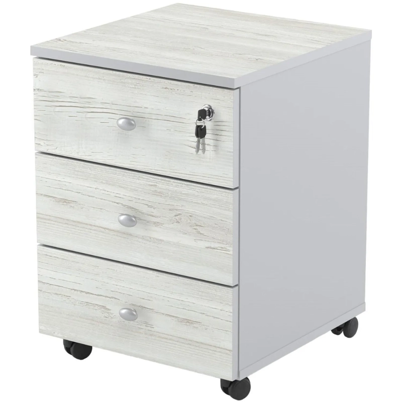 Тумба выкатная Easy Standard LT 16/16 (сосна/серый, 400x420x563 мм)