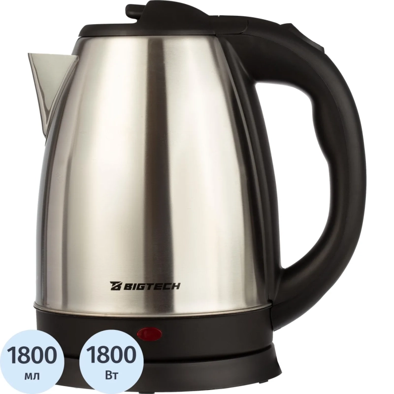 Чайник BigTech EK201M,металл,1,8л