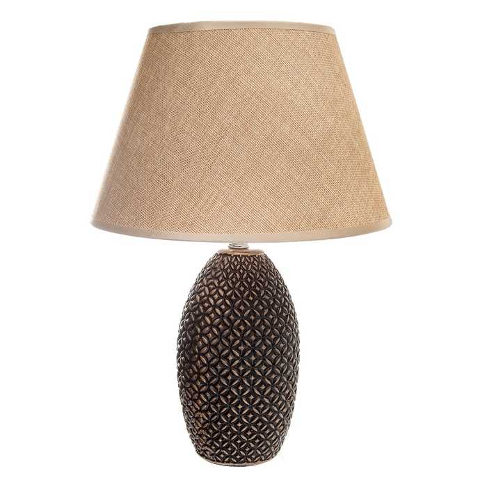 Настольная лампа с абажуром RISALUX «Дженора», Е27, 40 Вт, 28×28×41 см Настольная лампа с абажуром RISALUX «Дженора», Е27, 40 Вт, 28×28×41 см