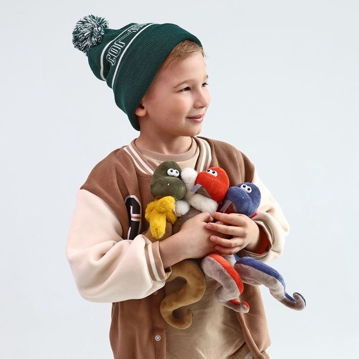 Новый год! Мягкая игрушка «Змей Аркашка», 15 см, цвет синий Новый год! Мягкая игрушка «Змей Аркашка», 15 см, цвет синий