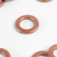 Люверсы для штор, d=3.1/5.5 см, 10 шт., коричневые