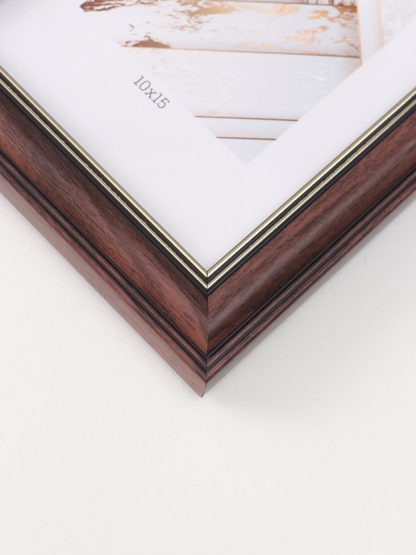 Фоторамка пластик Фоторамка пластик "МИРАМ" 10х15 см, коричневый