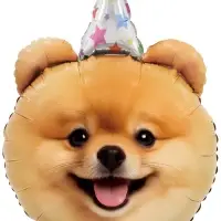 Воздушный шар фольгированный 28" «Собака в колпачке» Воздушный шар фольгированный 28" «Собака в колпачке»