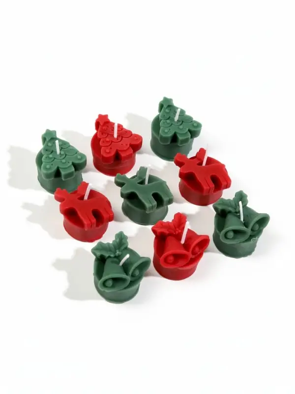 Свечи ароматические, набор 9 шт., 4&times;4&times;3 см