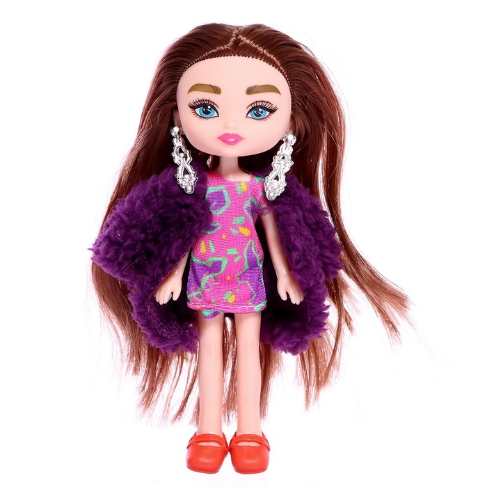 Кукла-сюрприз «Яркая малышка» с аксессуарами, в тубусе Кукла-сюрприз «Яркая малышка» с аксессуарами, в тубусе