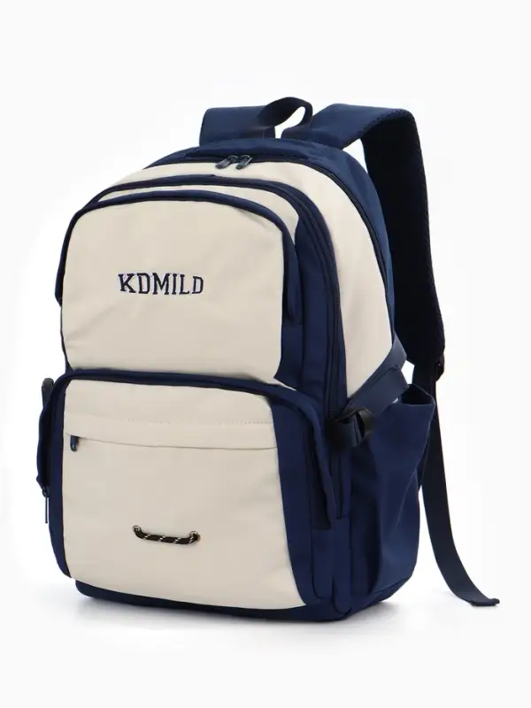 Рюкзак 29*12,5*44 см, 2 отд 6 н/к, Комби, синий/белый