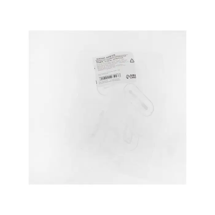 Держатель с клейкой поверхностью ТУНДРА, d=25 мм, 68×68 мм, прозрачный