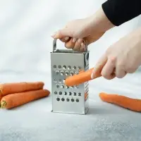 Тёрка КВАРЦ &laquo;Эконом&raquo;, 4 грани, 8.5&times;6.2&times;18.2 см, металл