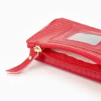 Сумка на магните, с длинным ремнём, однотонная, 10&times;2.5&times;20 см, красная