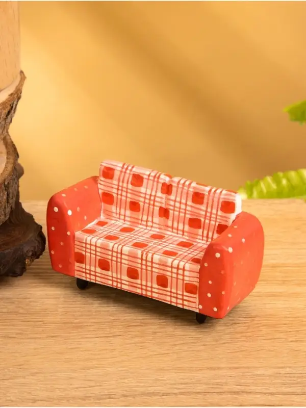 Мебель для кукол &laquo;Кресло&raquo;, 10&times;4&times;5.5 см, дерево, красная