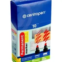 Маркер перманентный Centropen 8510, чёрный, узел 5.0 мм, линия 2.5 мм
