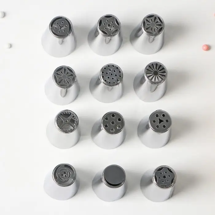 Набор насадок кондитерских Доляна, 2,8×4 см, 12 шт Набор насадок кондитерских Доляна, 2,8×4 см, 12 шт