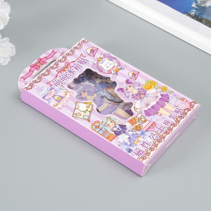 Наклейка-игра Наклейка-игра "Наряды принцессы" МИКС набор 3 листа, 2 куклы 16х11х2 см