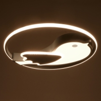 Светильник с ПДУ 1790/1 LED 50Вт диммер синий 50х50х5 см BayerLux