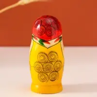 Матрёшка дерево &laquo;Галина&raquo;, красный платок, 4 кукольная, 9 см