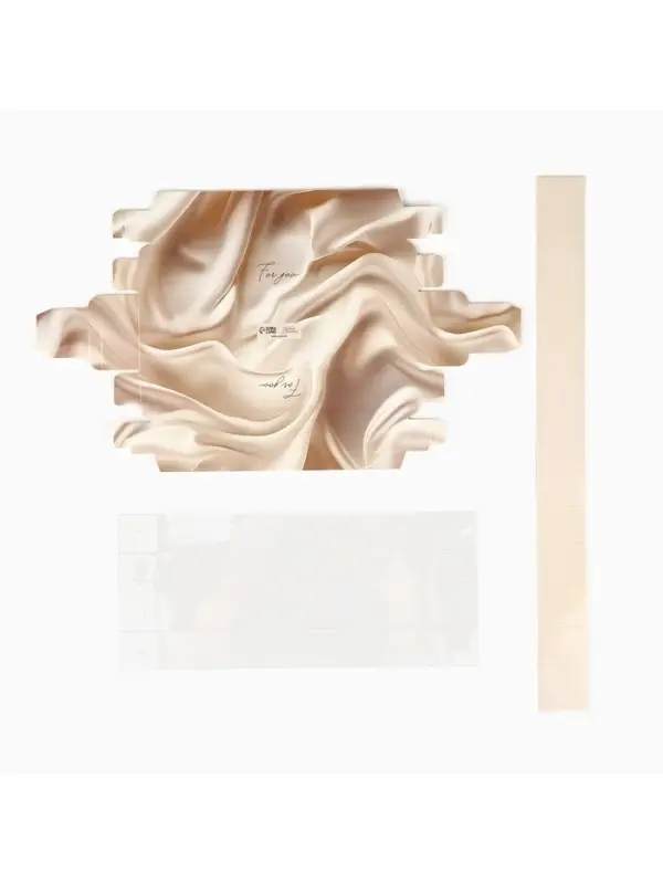 Коробка под 5 конфет с ячейками &laquo;Шёлк&raquo;, 6&times;23&times;3 см