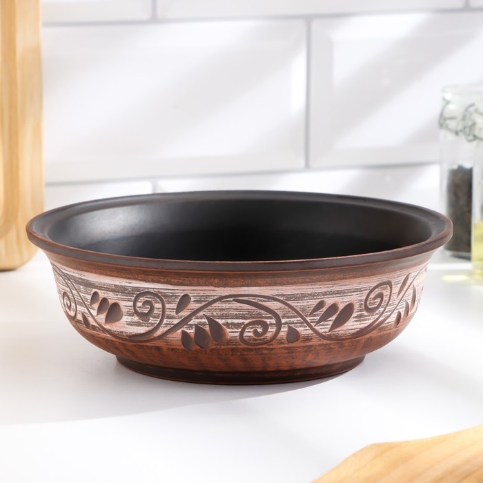 Тарелка глубокая 0,7 л, 6х18х18 см, ангоб Тарелка глубокая 0,7 л, 6х18х18 см, ангоб