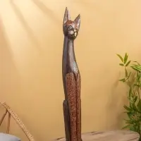 Сувенир дерево "Кошка" 100 см, МИКС