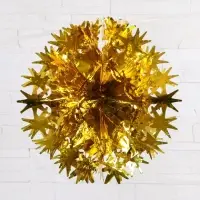 Украшение новогоднее фольгированное &laquo;Шар со звёздами&raquo; 40&times;20 см, МИКС