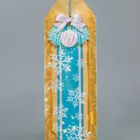 Подарочная коробка новогодняя Светлый праздник 17 х 7 х 25,5 см Подарочная коробка новогодняя Светлый праздник 17 х 7 х 25,5 см