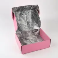 Коробка подарочная двухсторонняя складная, упаковка, &laquo;Мрамор&raquo;, 27&times;21&times;9 см