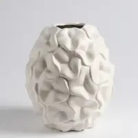 Ваза «Легия», 18×14 см, керамика, белая