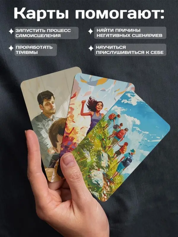 Метафорические ассоциативные карты &laquo;Ответ из глубины&raquo;, 54 карты, 14+
