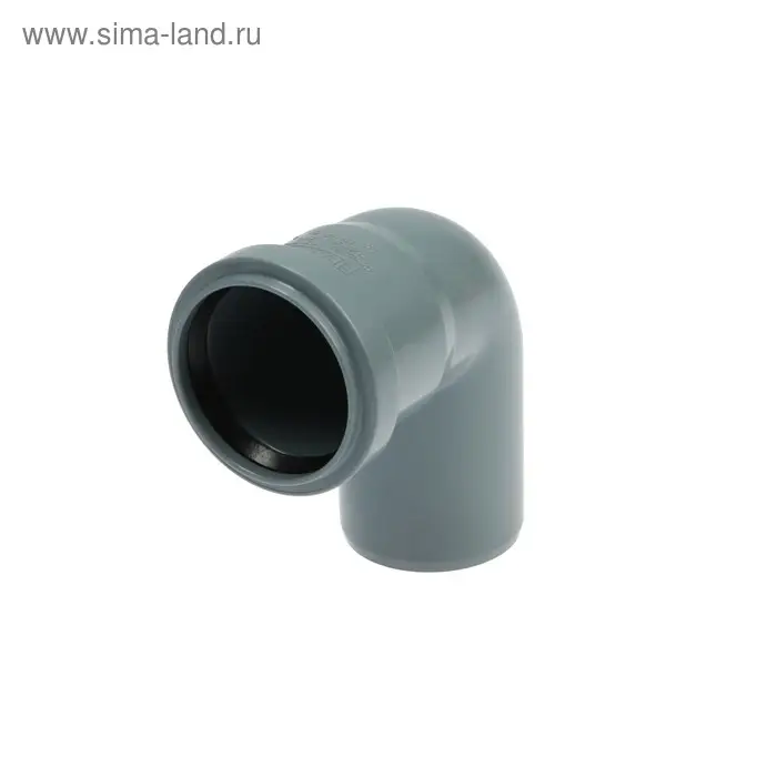 Отвод канализационный FLEXTRON, внутренний, d=50 мм, 90° Отвод канализационный FLEXTRON, внутренний, d=50 мм, 90°