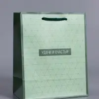 Пакет подарочный "Минимализм в деталях" ламинированный 18 х 22,3 х 10 см