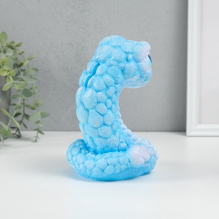 Новогодняя копилка  Новогодняя копилка "Мини Гумми"  12х12х17 см, голубой