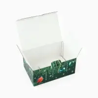Коробка новогодняя подарочная &laquo;Зимние снегири&raquo;, 22&times;15&times;10 см