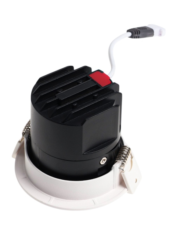 Светильник светодиодный встраиваемый, поворотный, 6Вт, 4000К, с драйвером, D75, черно-белый   107130 Светильник светодиодный встраиваемый, поворотный, 6Вт, 4000К, с драйвером, D75, черно-белый   107130