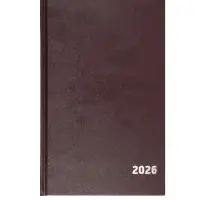 Ежедневник датир 2026г А5 168л, б/вин, коричневый Ежедневник датир 2026г А5 168л, б/вин, коричневый