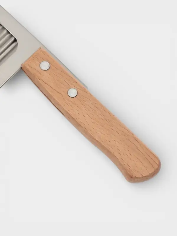 Нож для фигурной резки Доляна, 27&times;6 см, нержавеющая сталь, бежевый