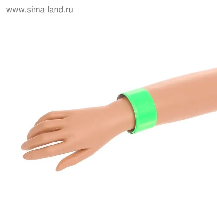 Браслет светоотражающий, 30 см, МИКС Браслет светоотражающий, 30 см, МИКС