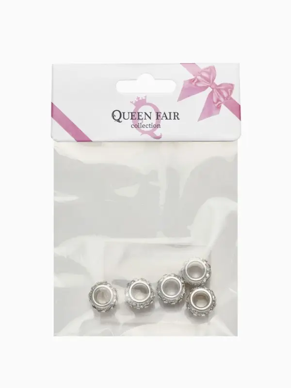 Шарм бусина «Шамбала» монпансье, для творчества, белые Шарм бусина «Шамбала» монпансье, для творчества, белые