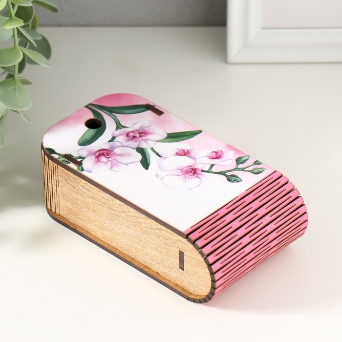 Шкатулка  Шкатулка "Орхидея" 13х7х4 см