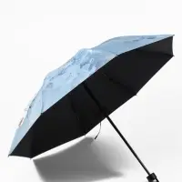 Зонт механический &laquo;Цветочный букет&raquo;, эпонж, 4 сложения, 8 спиц, R=48/56 см, d=96 см, МИКС