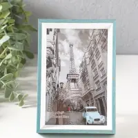 Фоторамка пластик 10х15 см "Данте" голубая лагуна 16х10,8х2,5 см