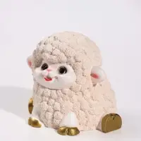 Фигурка &laquo;Овечка Бяша&raquo;, 6&times;7&times;6 см, полистоун