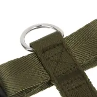 Шлейка для животных тм VETTA, нейлон, хаки/беж, обхват шеи 40-64см, обхват груди 50-74см, размер L