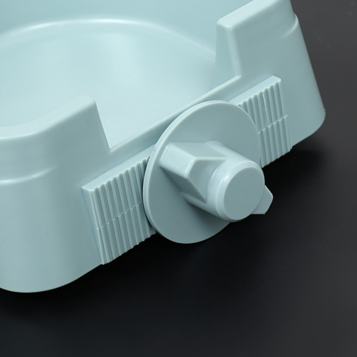 Кормушка для вольера 24 х 12 х 12 см, 2000 мл, голубая Кормушка для вольера 24 х 12 х 12 см, 2000 мл, голубая