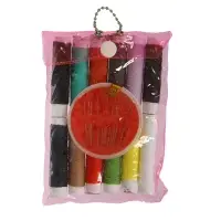 Швейный набор, 22 предмета, в чехле ПВХ, 13&times;9 см, МИКС