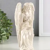 Фигурка гипс &laquo;Ангел Равена&raquo;, 16&times;9 см, перламутр