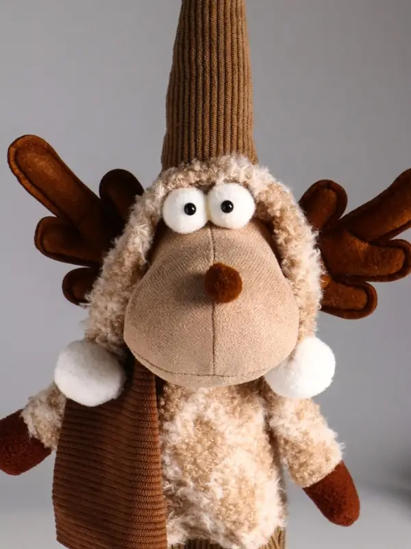 Кукла интерьерная Кукла интерьерная "Лосик в оливковом наряде" 14х11х50 см